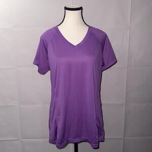 Everlast purple short sleeve athletic shirt women’s size large